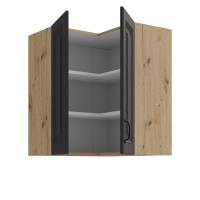 STILO GRAR horná rohová skrinka 60x60 GN-72 2F (90°) 2