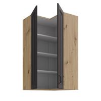 STILO GRAR horná rohová skrinka 60x60 GN-108 2F (90°) 2